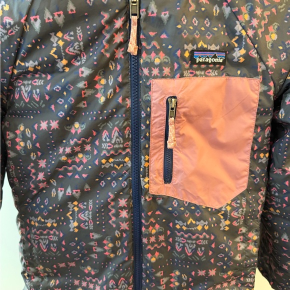 Patagonia Kids' Reversible Down Sweater Hoody Jacket - Picture 10 of 11